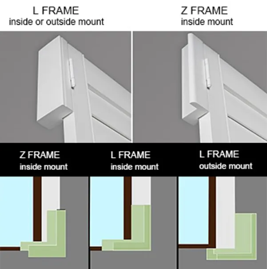 Designed to support wide openings with a clean fitted look.