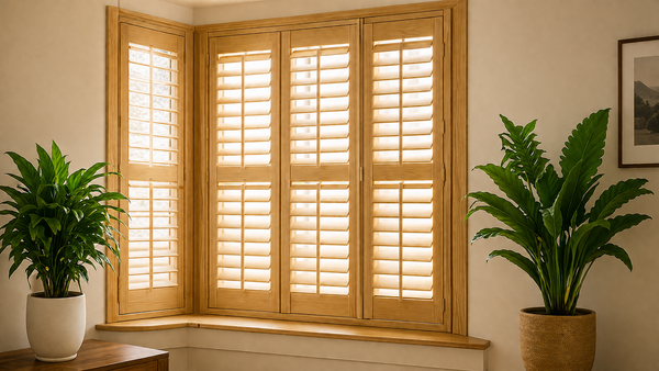 Café style shutters material and finish sample