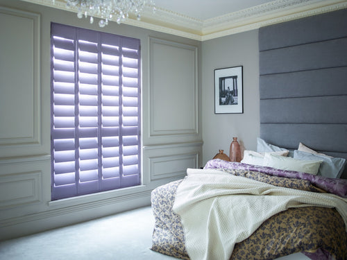 Solid Panel shutters for a period home interior