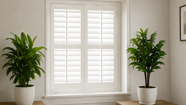 Café style shutters material and finish sample